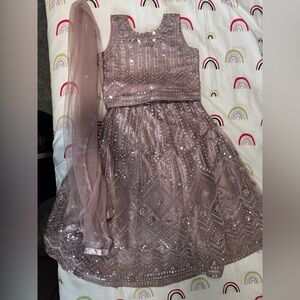 Elegant Pink Kids Dress
